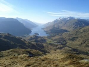 Glenfinnan monument and views down Loch Sheil including the famous viaduct from a certain movie franchise involving child-wizards...
